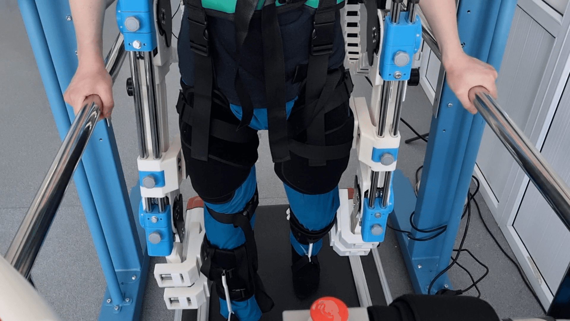 A-GEAR system in use during gait rehabilitation